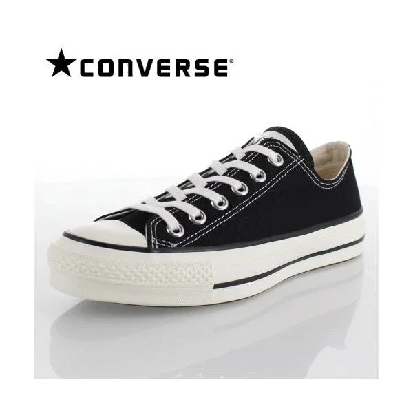 コンバース CONVERSE キャンバス オールスター J オックス CANVAS AS J OX 67431 ブラック スニーカー レディース 日本製
