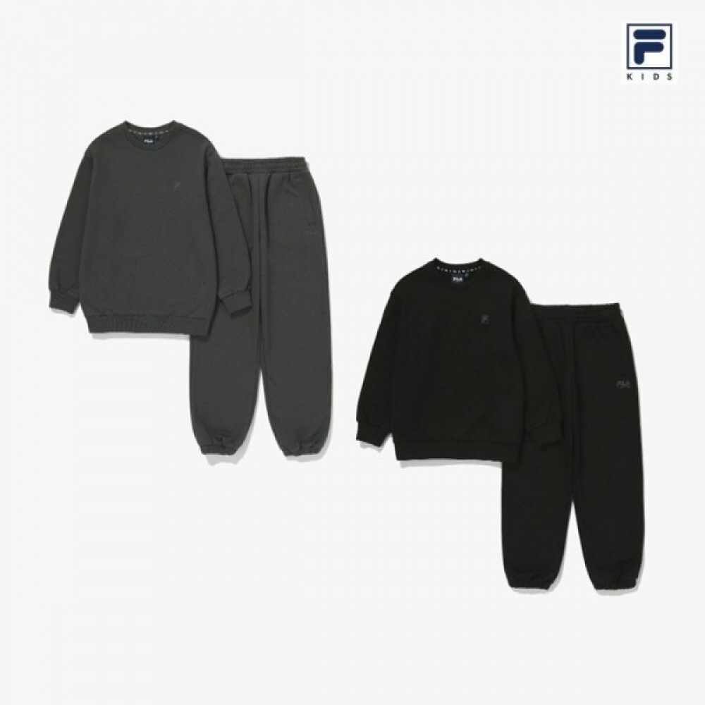 フィラキッズ 裏起毛 上下セット-FK259FS07X001