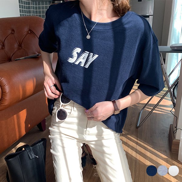 Tシャツ レディーストップス 半袖 カットソー カジュアル オープニング 信頼 韓国ファッション 体型カバー