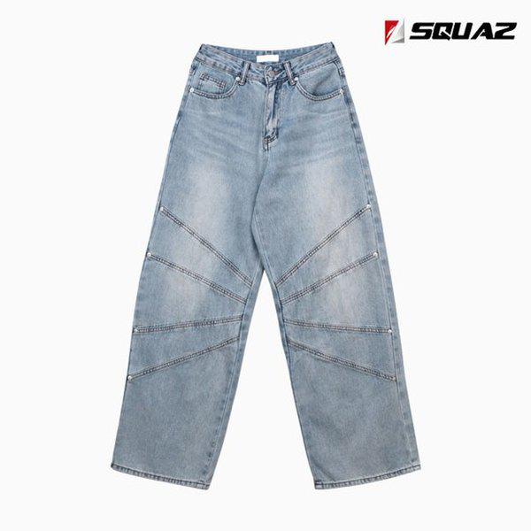 女性用パンツ デイリー オーバーサイズ ワイド デニムパンツ SMVP001