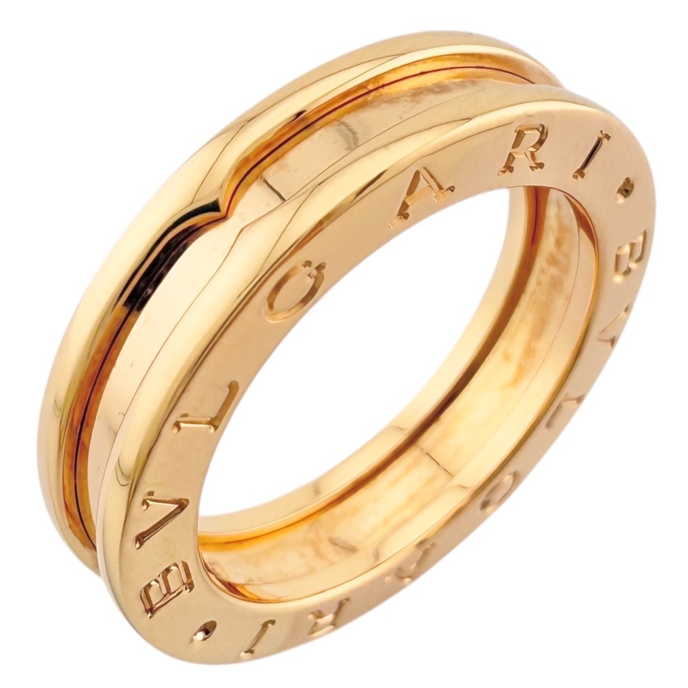 ブルガリ B-zero.1 1バンド リング 指輪 12号 18金 K18ピンクゴールド BVLGARI 中古 美品