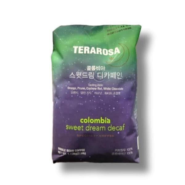 テラロッサ コロンビア スイートドリーム デカフェイン コーヒー豆 1.13kg
