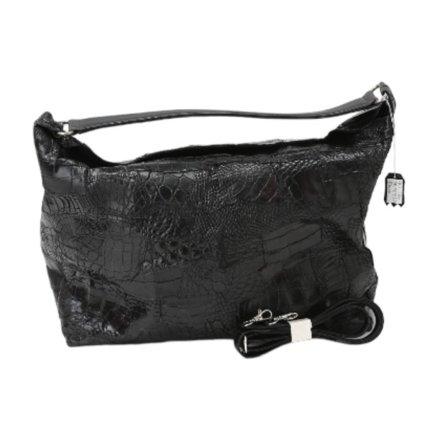 クロコダイルK-11765 マット 訳あり パッチワーク ブラック