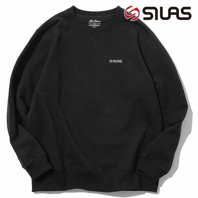 クラシック クルーネックスウェット [110251012003] CLASSIC CREWNECK SWEAT メンズ トップス トレーナー ワンポイントロゴ BLACK 正規取扱店