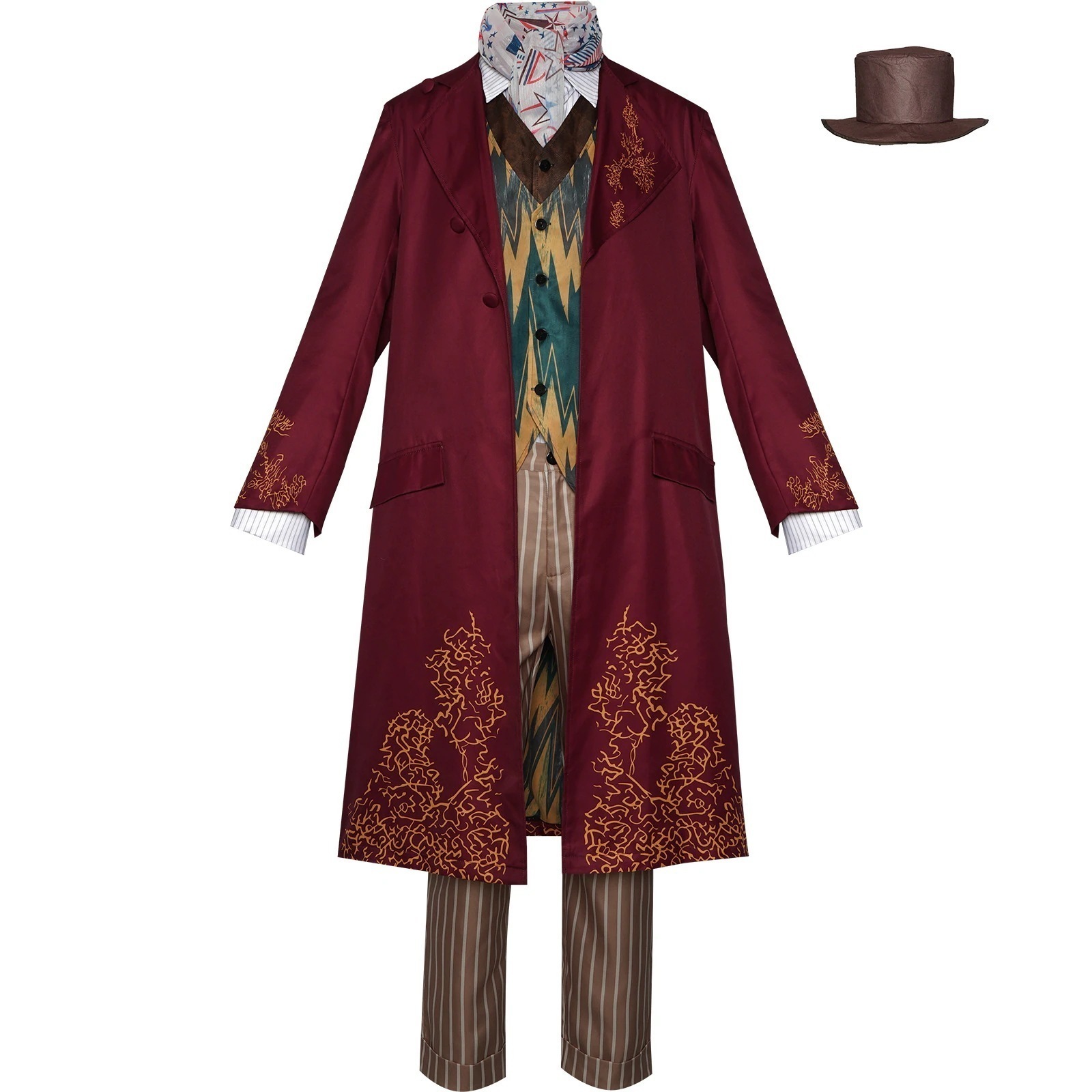 【最安値挑戦】ハロウィーンワンカcos服ウィリー・ワンカと同じチャーリーとチョコレートコスプレ衣装