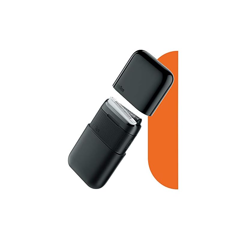 ブラウン モバイルメンズシェーバー M-1001 ブラウンミニ ブラック