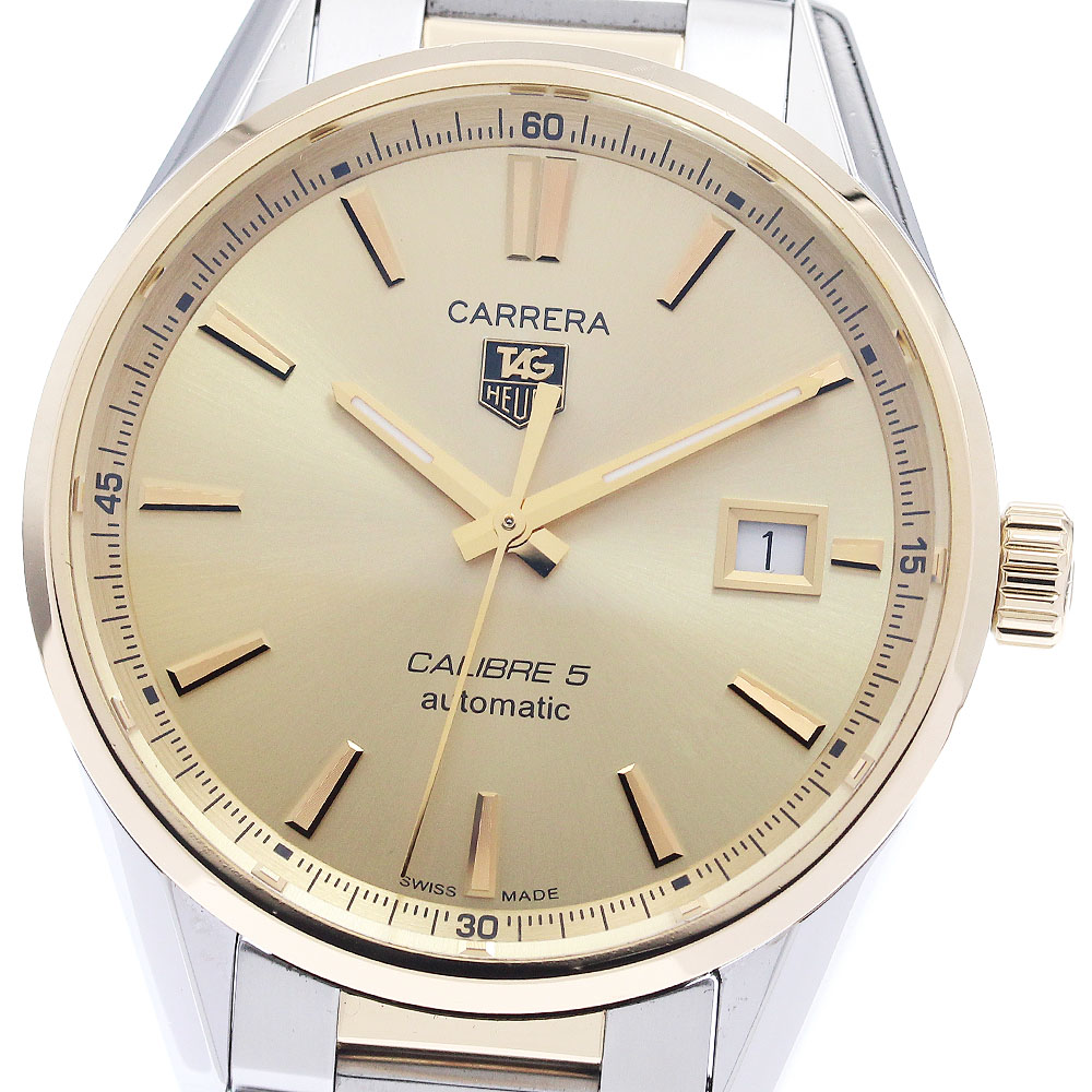 タグホイヤー TAG HEUER WAR215A カレラ キャリバー5 デイト 自動巻き メンズ _943390【中古】