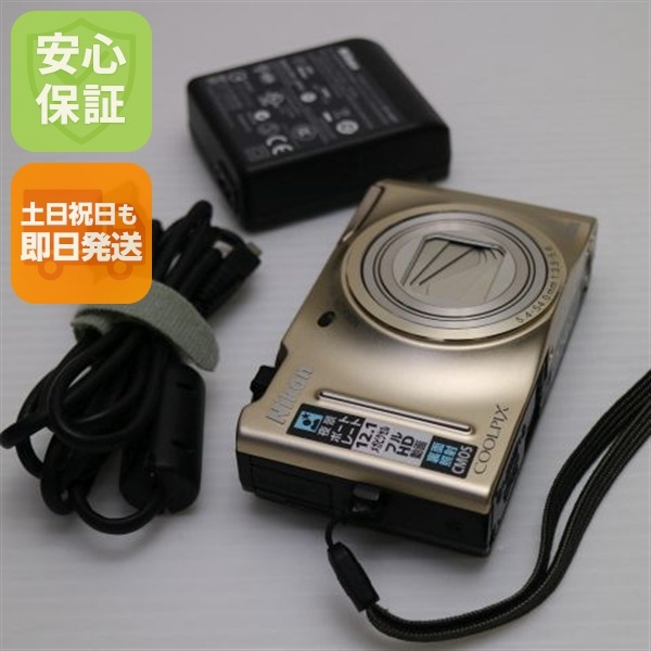 美品 COOLPIX S8100 プレシャスゴールド Nikon デジカメ 46