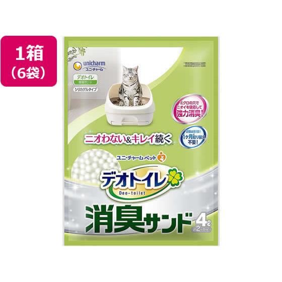 デオトイレ取りかえ専用消臭サンド 4L×6袋 ユニ・チャーム