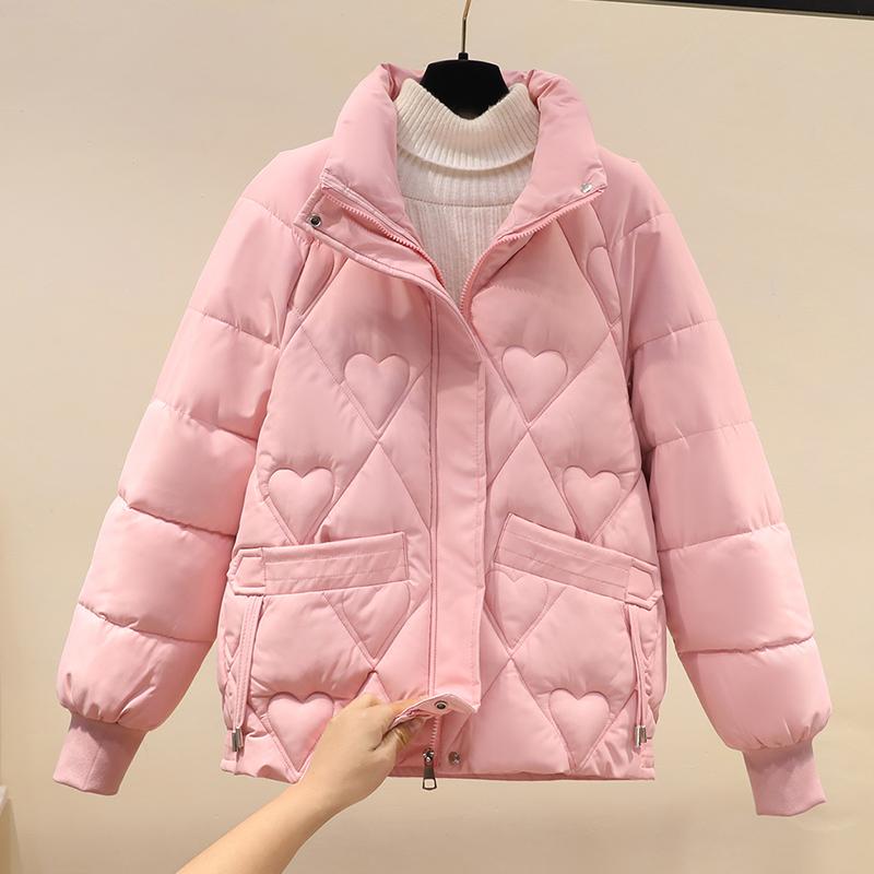 秋服 レディース ファッション オシャレ カワイイ シンプル 大人カワイイ 大きいサイズ スリム 暖かい コットンコート 韓国スタイル コート