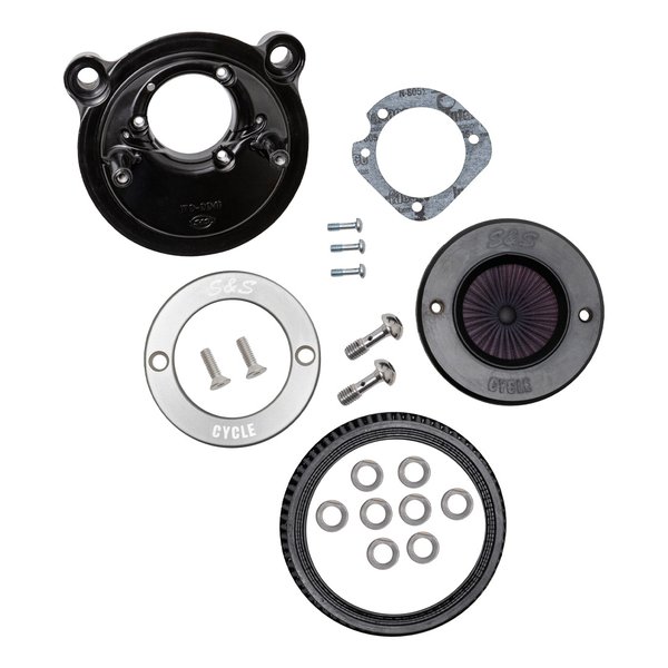 エアスティンガーステルス エアクリーナー アルミリング ナチュラルフィニッシュ 170-0724A