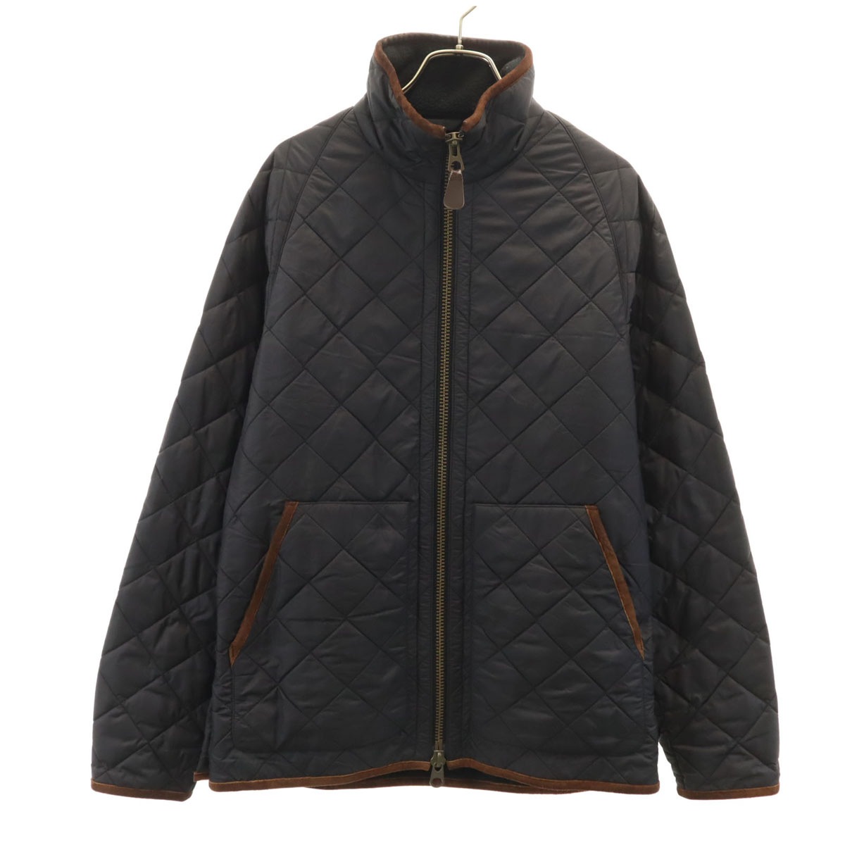 Polo by Ralph Lauren ポロバイラルフローレン キルティングジャケット M ブラック系 中綿 メンズ 古着