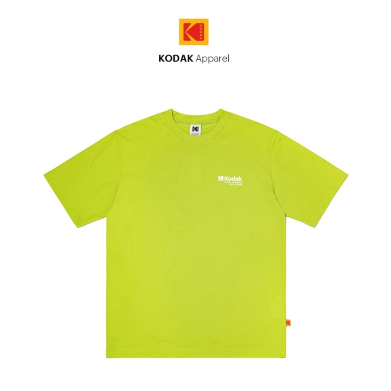 コダックエアクロームソロナセミオーバーフィットショートスリーブ T シャツイエロー