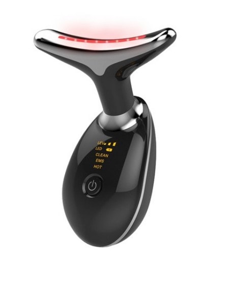 ハッピーバイ ガルバニック 顔 ネックカバー リフティング マッサージ器 EMS 高周波 肌 美容 マッサージ器