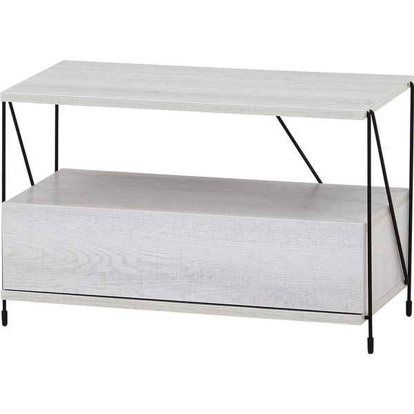 EZBOワイヤー TVラック ホワイトオーク 組立品