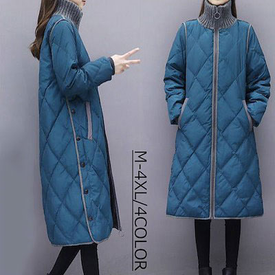 【輝いて超人気】 早い者勝ち 韓国トレンド 冬物 厚手 無地 長袖 ダウンコート