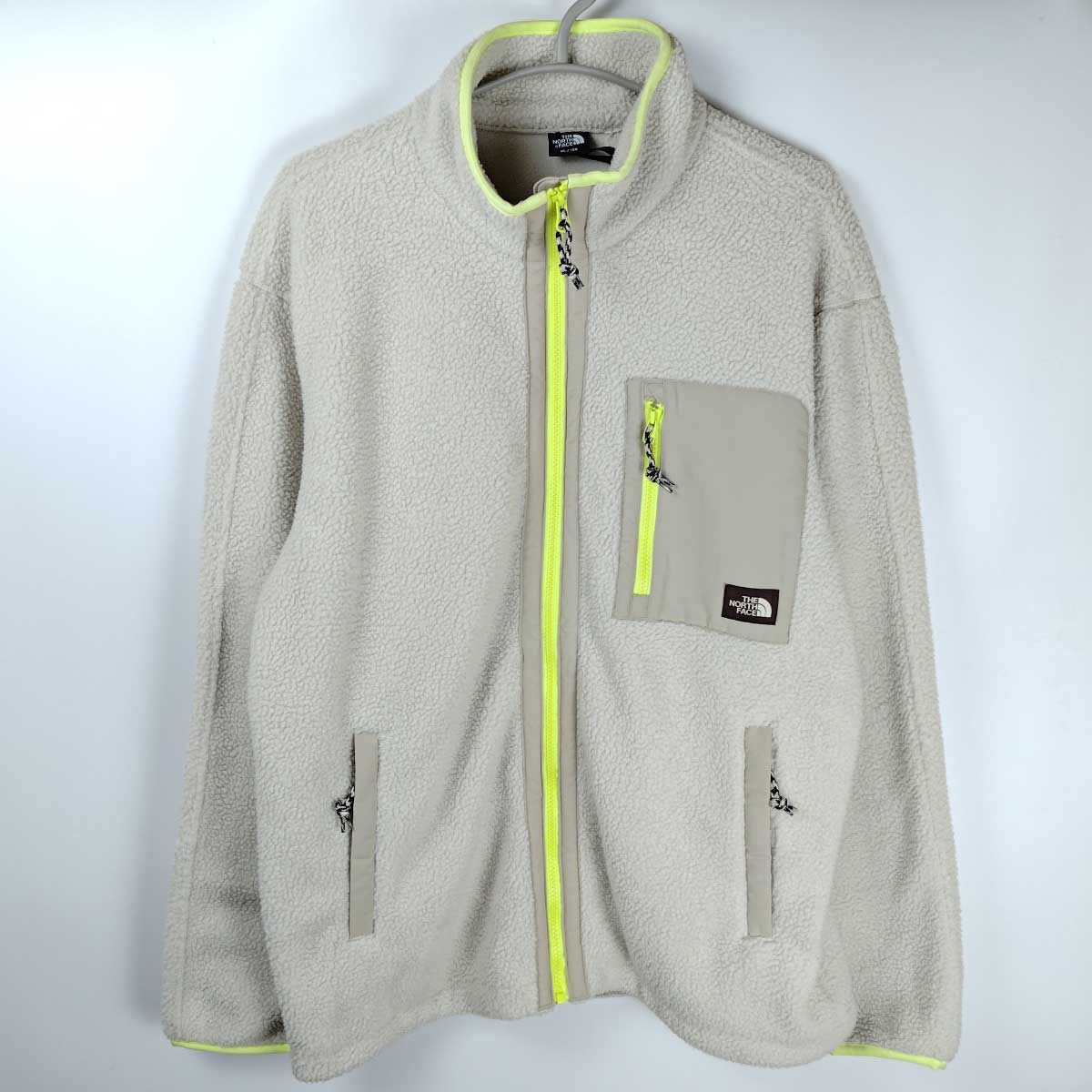 【中古・未使用品】ノースフェイス NOMADIC ノーマディック フリース ジャケット XL ベージュ NJ4FM01A メンズ THE NORTH FACE