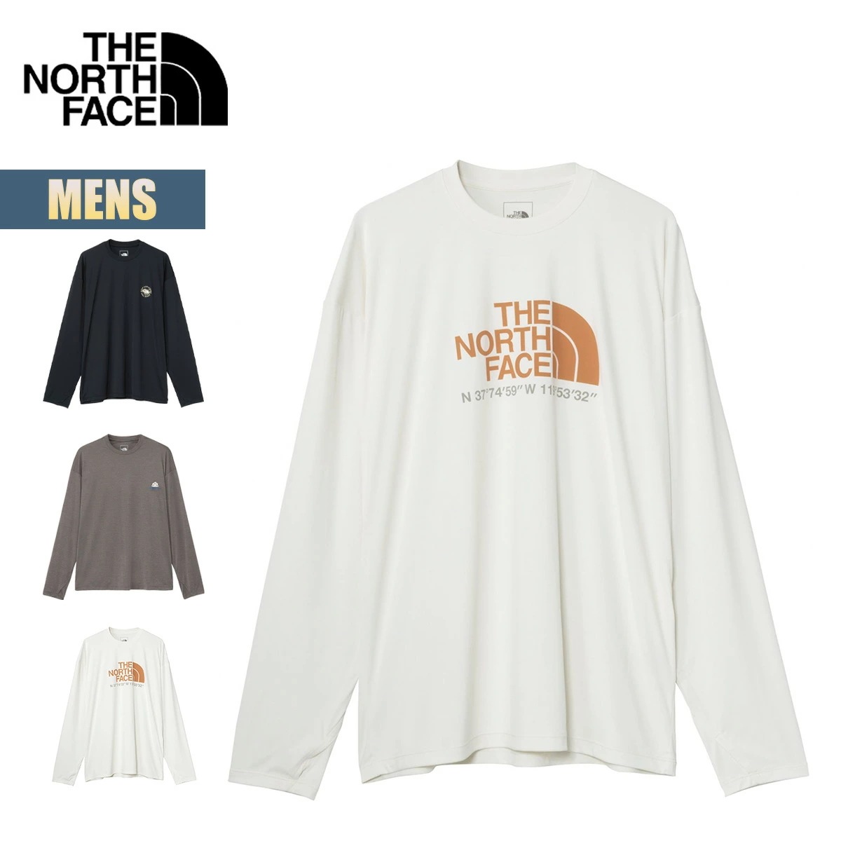 ロンT ロングスリーブウォータースムースティー L/S Water Smooth Tee メンズ 長袖 Tシャツ カットソー トップス シンプル カジュアル 紫外線対策 ブラック ホワイト グレー