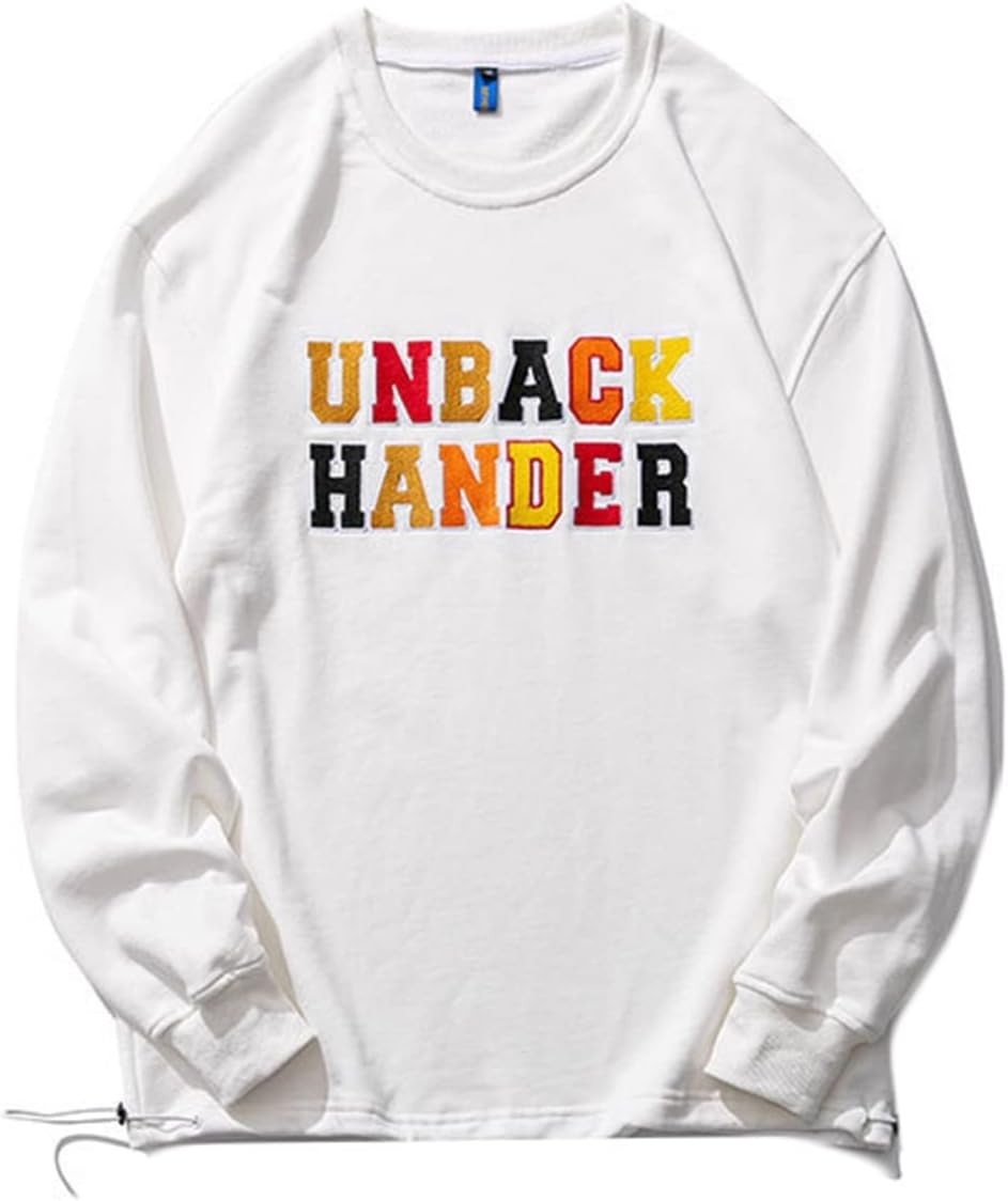 メンズ パーカー トレーナー インナー プリント ソフト オーバーサイズ 伸縮性 丸襟 保温性 吸汗性 プルオーバー 丈長め カジュアル カッコイイ ファッション コンフォート トップス 長袖シャツ