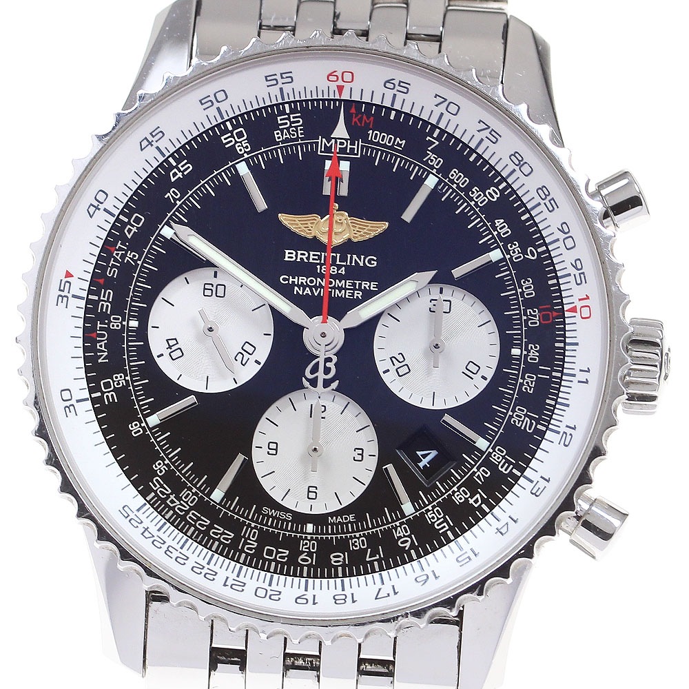 ブライトリング BREITLING AB0120 ナビタイマー01 クロノグラフ 自動巻き メンズ _862419【中古】