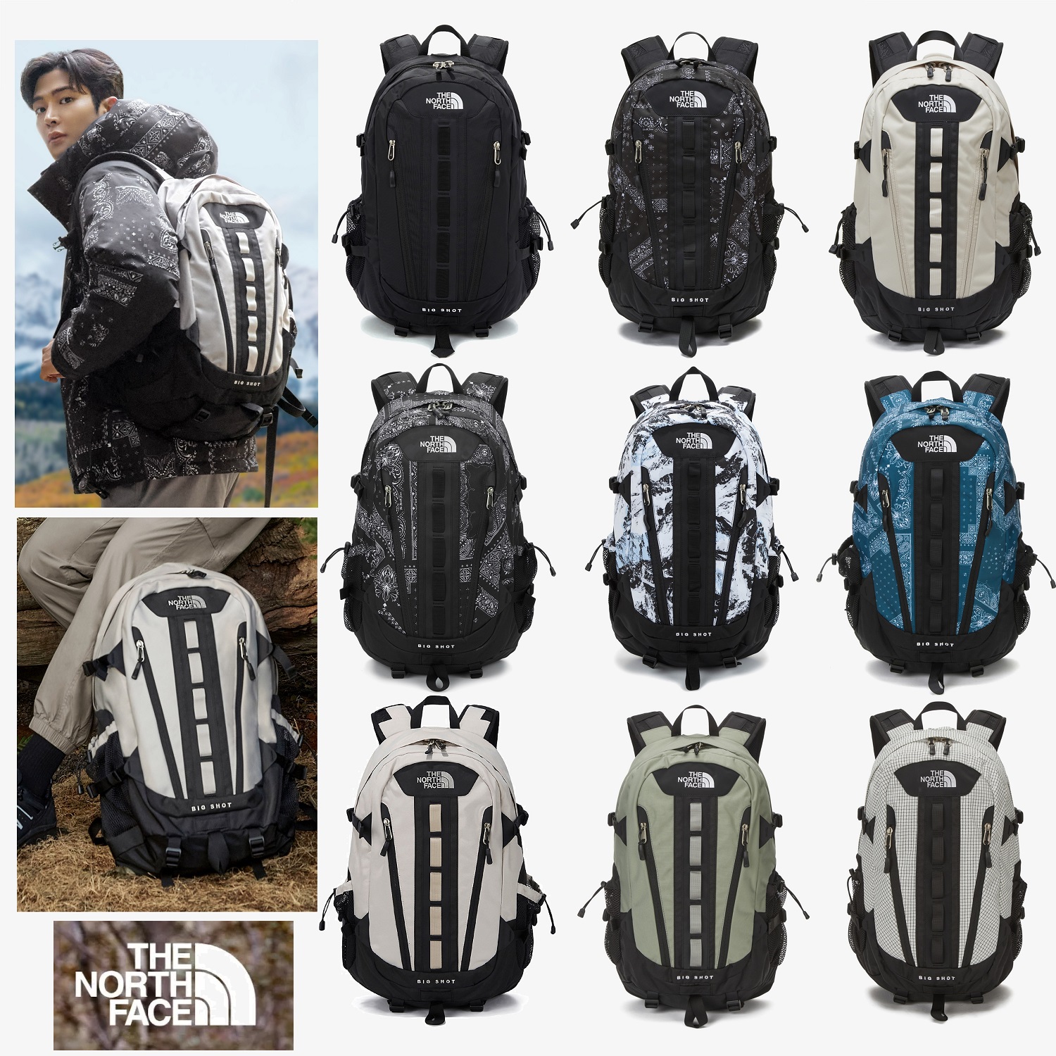 BIG SHOT シリーズ [10種] 新学期 カジュアルバッグ 新商品 韓国人気 日常用 旅行用 男女共用 日常服