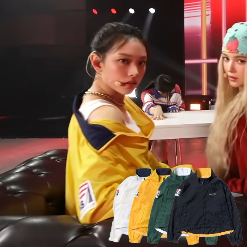 [newjeans HAERIN着用] クロップ エア ヨット パーカー