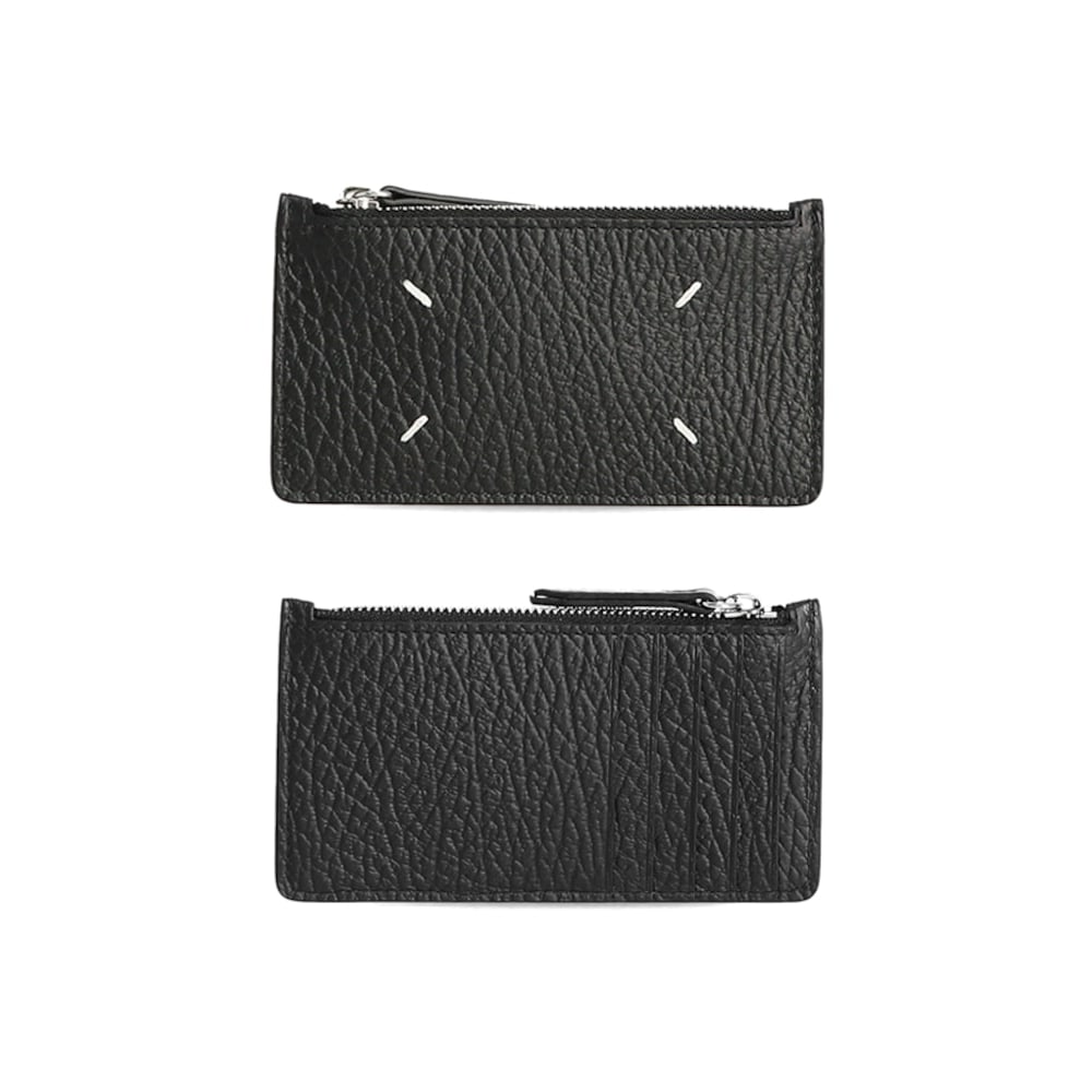 メゾンマルジェラ [メゾンマルジェラ] ステッチ S56UI0143 P4455 T8013 ファスナーカードウォレット PVJS56UI0143P4455T80100