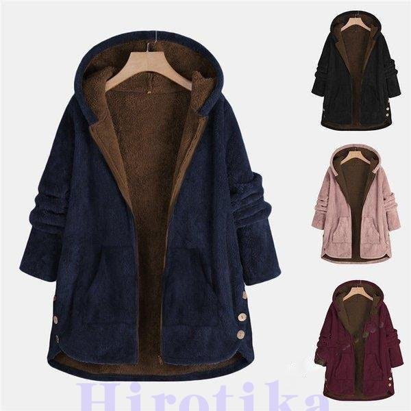 ボアコート レディース 40代 おしゃれ 着痩せ フェイクムートンコート 裏起毛 冬 厚手 フート付