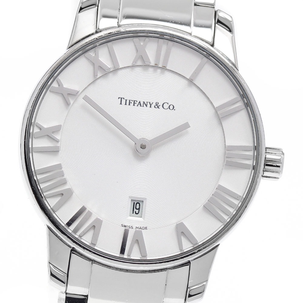 ティファニー TIFFANY&Co. アトラスドーム デイト クォーツ レディース _934794【中古】