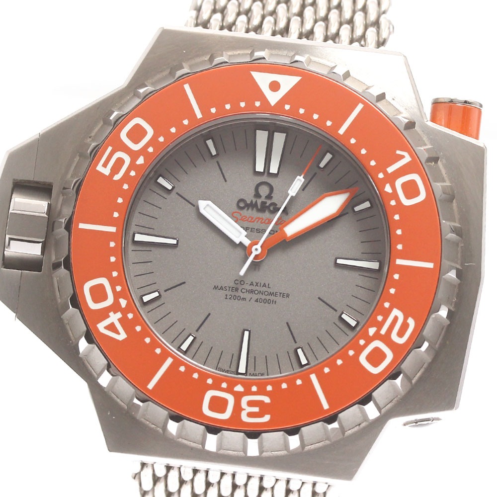 オメガ OMEGA 227.90.55.21.99.002 シーマスター プロプロフ 1200M コーアクシャル 自動巻き メンズ 良品 保証書付き_877734【中古】