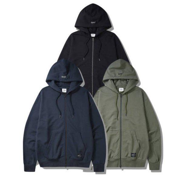 グラフィックプリント オーバーフィットフードジップアップ (JP4TZU013)