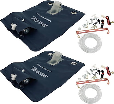 他サイト： エスネット ウォッシャータンク 汎用 ウォッシャーポンプ付き 袋タイプ 12V ラジエーター冷却 インタークーラー対応 カンガルー式 SN-215-N2(2個セット)の商品画像