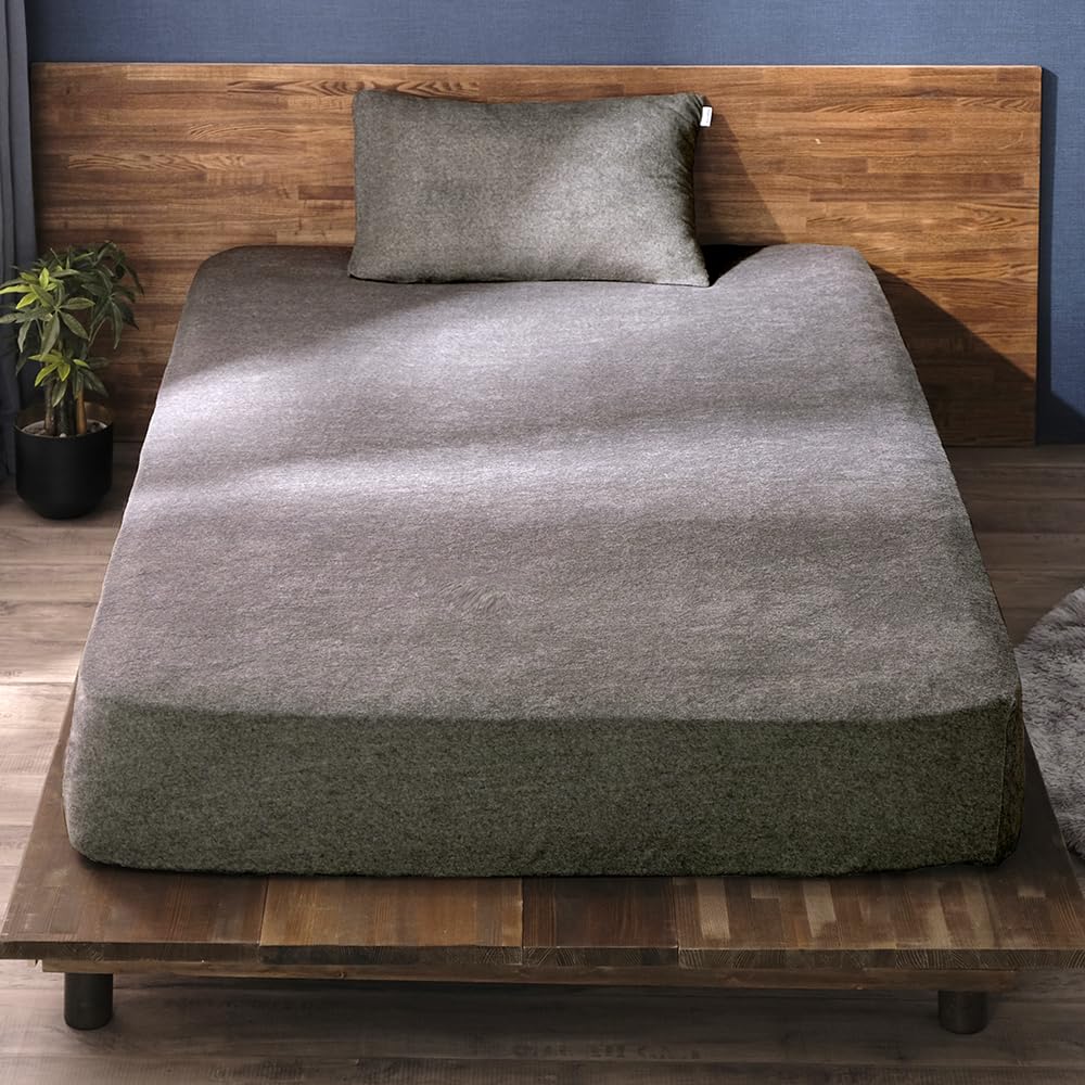 アイリスオーヤマ やわらかタオル素材ボックスシーツ ダブル 夏はさらっと冬はふんわり暖か オールシーズン使える 高い吸水性 オールシーズン使える 高い吸水性 やさしい肌触り シンカーパイル生地 毛羽抜