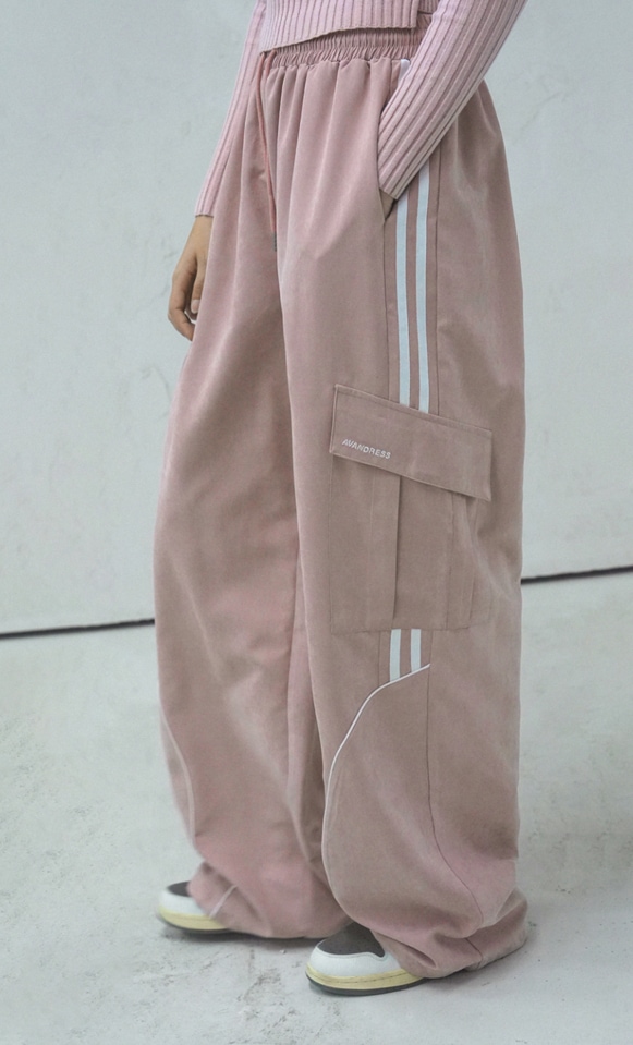 Unisex Bliss Suede Wide Pants-5COL 8,870円