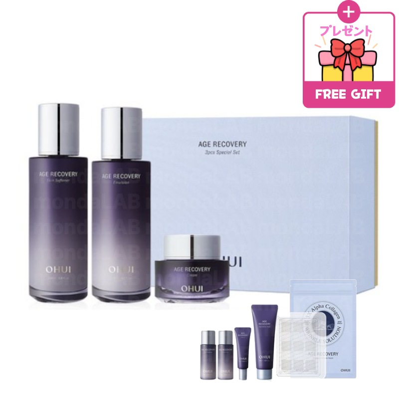 [大人気] オーフィエイジリカバリー 3点セット(化粧水150ml+乳液140ml+クリーム25ml) 基礎化粧品 エマルジョン 水分クリーム 栄養クリーム アンチエイジング シワ 弾力 保湿