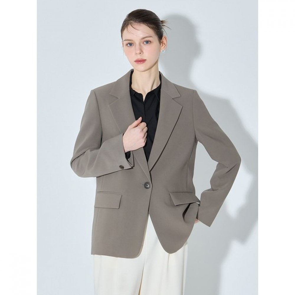 [She Miss] エレガントルーズフォーマルワンボタンジャケット