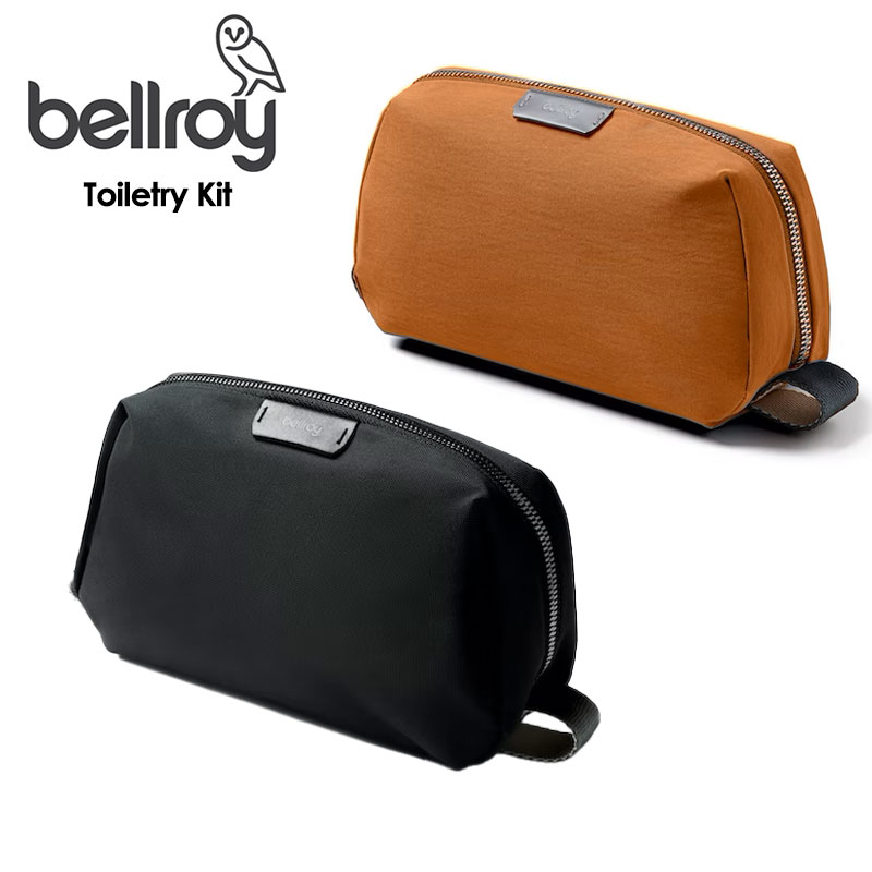 EDKA TOILETRY KIT Black Bronze ポーチ 防水 トラベルポーチ シンプル リサイクルナイロン
