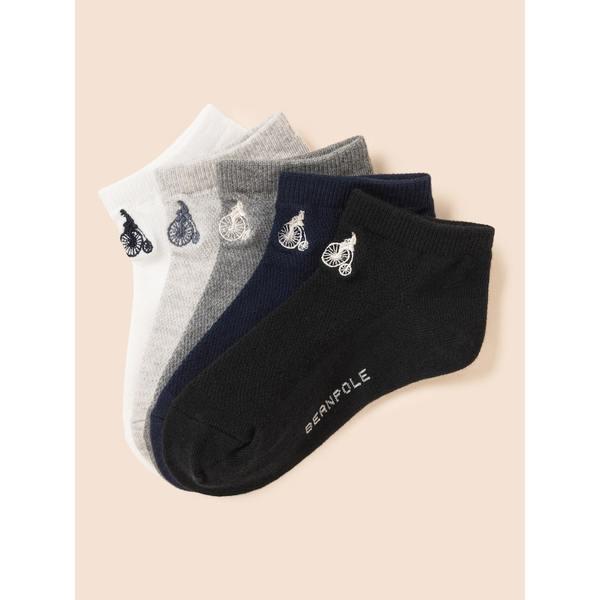[BEANPOLE KIDS] ベーシック夏ソックス5足SET ホワイト (BI53KTU011)