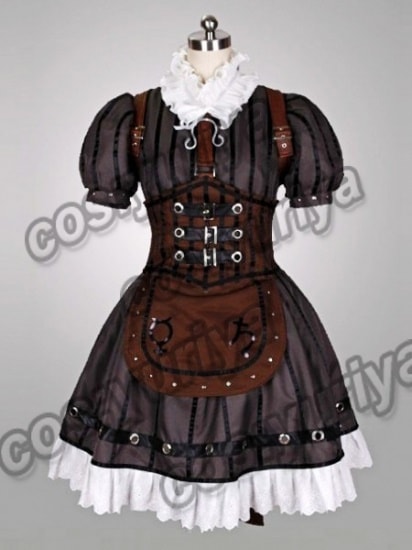 色々な マッドネス アリス リターンズ コスプレ衣装 Steamdress コスチューム一式