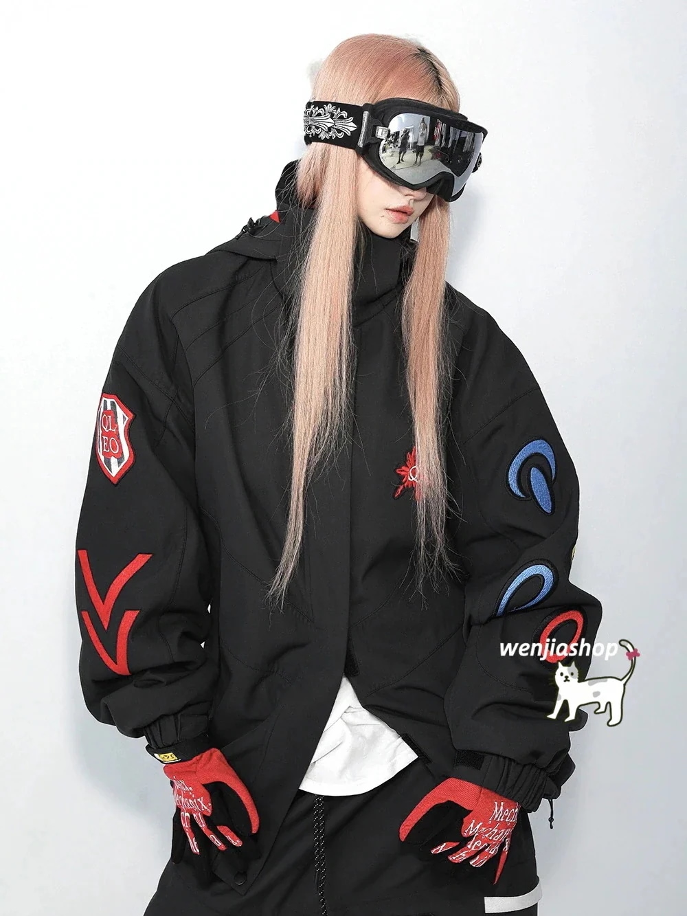 【高品質の製品】【1-3日出荷】スノーボードウェア20252026上下セットメンズレディース耐水圧20000mmジャケットパンツズボン黒裏起毛3L韓国風スノボウェアスノーウェアスキーウェア