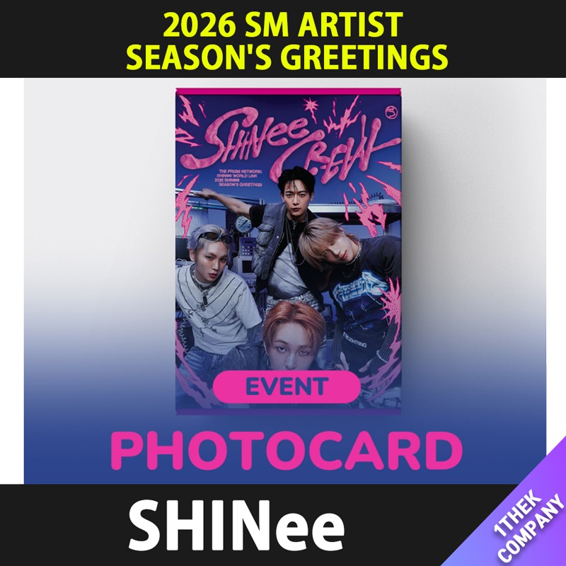 【当店トレカ付】（オンライン特典）SHINee 2026 SM ARTIST SEASONS GREETINGS シーズングリーティング