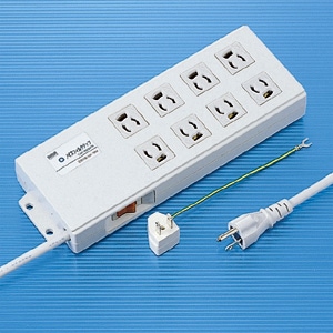 サンワサプライ TAP-3803NFN ノイズフィルタタップ 3P抜け止め 3Pコード（8個口・2.0m） TAP3803NFN