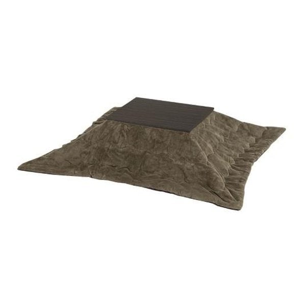 コタツ+うす掛け布団 2点セット アルラ7560LBR+ビケ7560KK