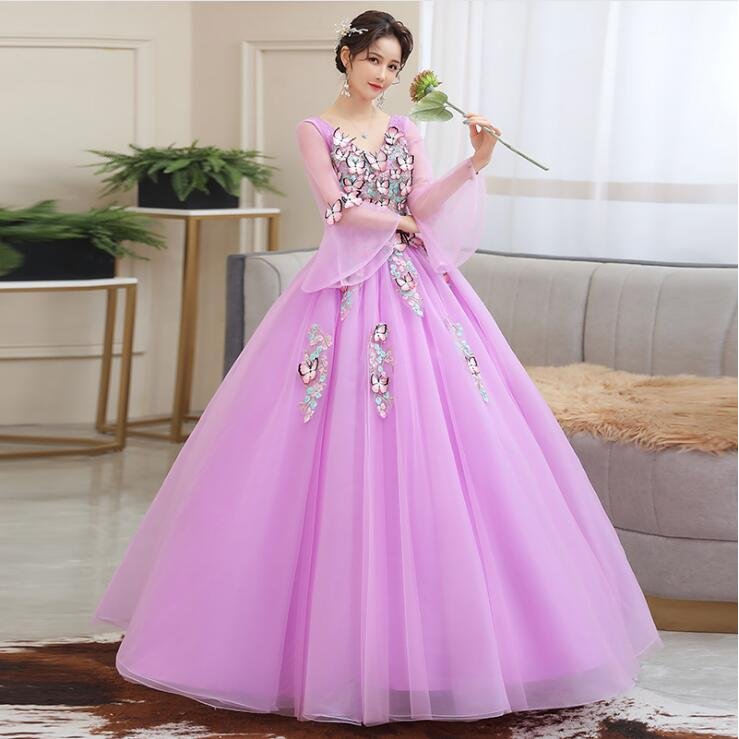 カラードレス 演奏会用 ロングドレス 安い コンサート パーティードレス 発表会 ウェディングドレス 声楽 発表会 二次会 プリンセス 結婚式 ステージ衣装