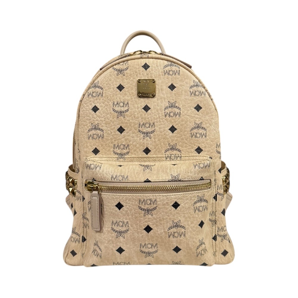 エム・シー・エム STARK ヴィセトス サイドスタッズ リュック・デイパック PVCコーティングキャンバス MCM 中古