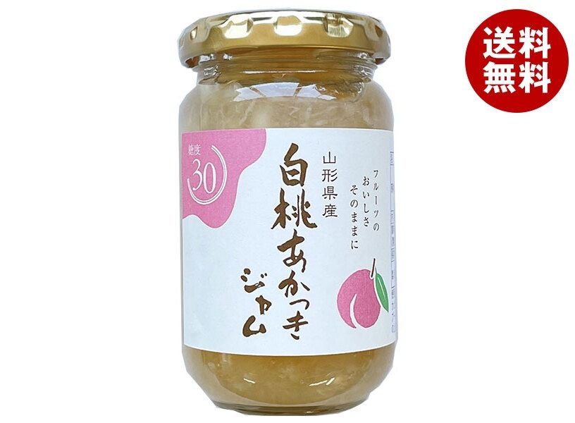 伊豆フェルメンテ 山形県産 白桃あかつきジャム 180g×12個入