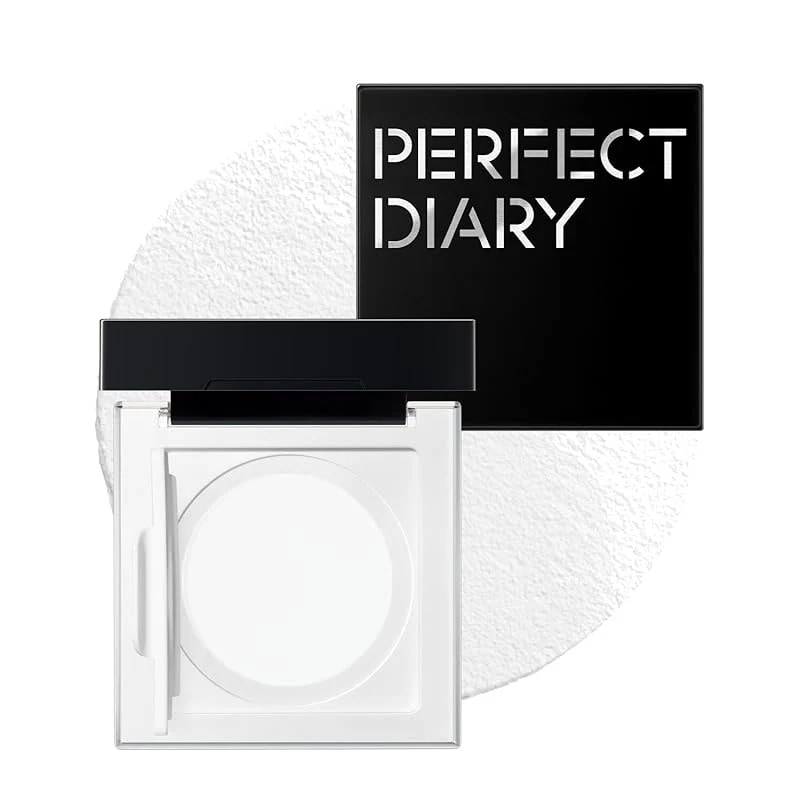 PERFECT DIARY (パーフェクトダイアリー) ルースパウダー パール SmartLock フェイスパウダー マット 透明感 ツヤ肌 7g （#N01 クリア）