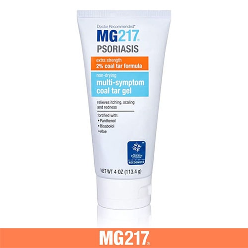 【追跡可能海外メール便】MG217 Non-Drying Multi-Symptom 2% Coal Tar Psoriasis Gel 4oz Tube　MG217 乾癬　ジェル　113.4g