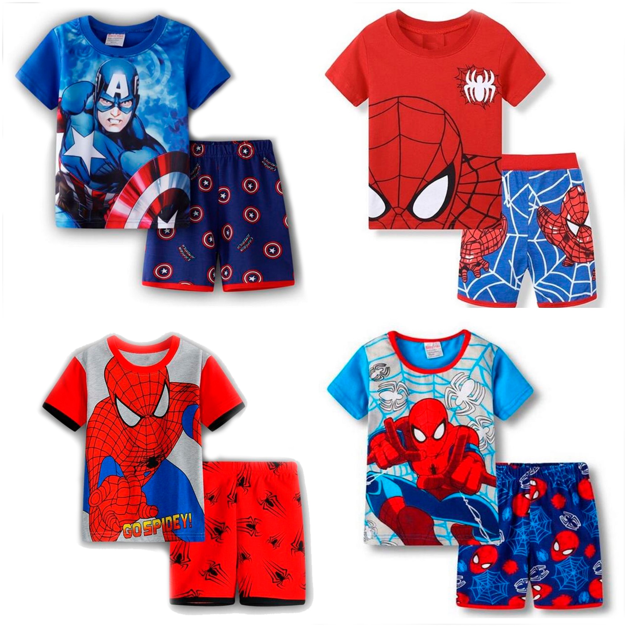 当店限定販売 子供のためのディズニープリントの夏のパジャマ 半袖tシャツとショートパンツのセット スパイダーマン パジャマ Size 3t 95cm Truthprofoundationindia Com