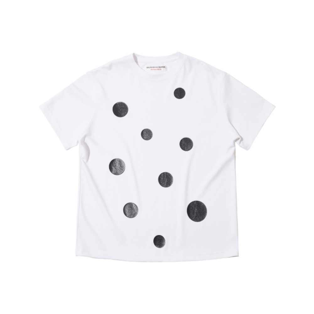 THE MUSEUM VISITOR GLOSSY BUBBLE TSHIRT WHITE 15655